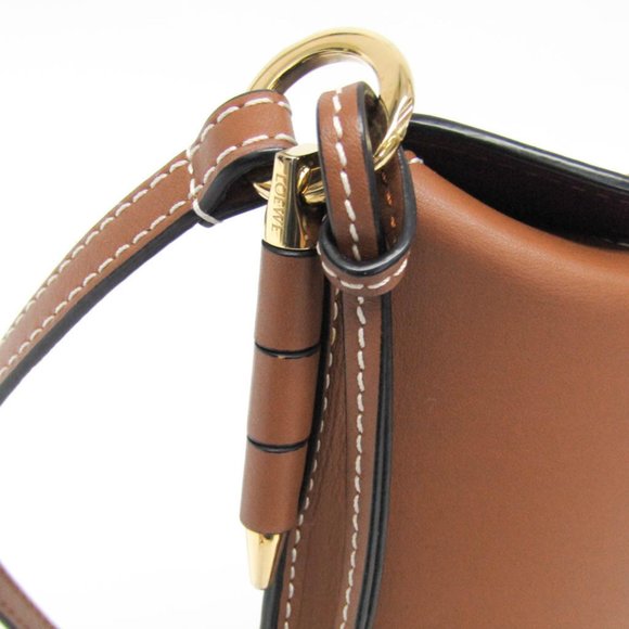 LOEWE Brown Leather Shoulder Bag - Picture 9 of 11